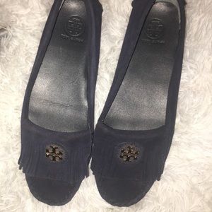 Tory Burch Moccasin with Fringe Driving Loafer